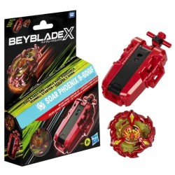 Beyblade X pack Soar Phoenix 9-60GF avec lanceur a corde deluxe, toupi
