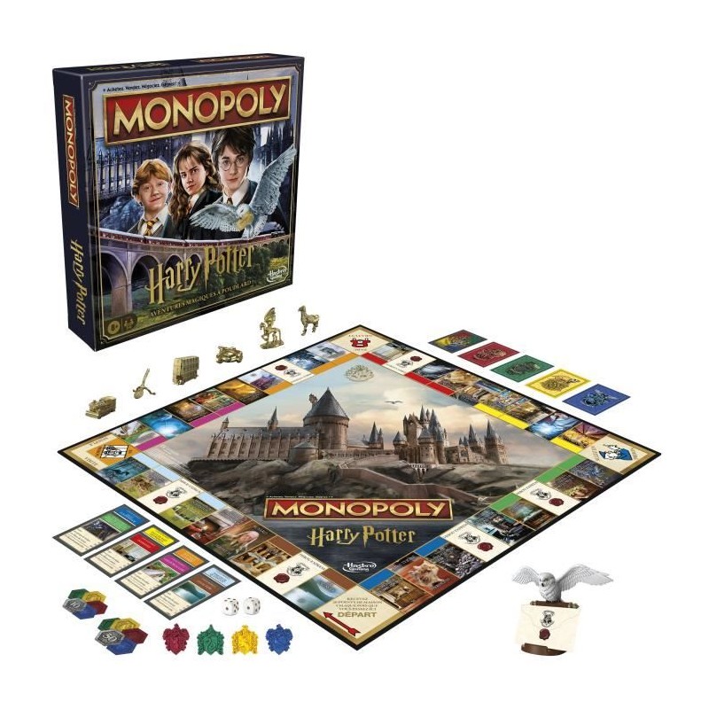 Monopoly Harry Potter édition, Jeu de société de plateau, Aventures Monopoly Harry Potter édition, Jeu de société de plateau, Aventures