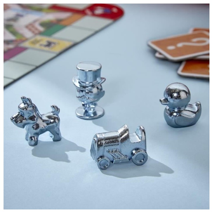 Monopoly GO!, Jeu de société, Jeu de plateau familial, Durée 15 min, Inspiré du jeu mobile, a partir de 8 ans Monopoly GO!, Jeu de société, Jeu de plateau familial, Durée 15 min, Inspiré du jeu mobile, a partir de 8 ans