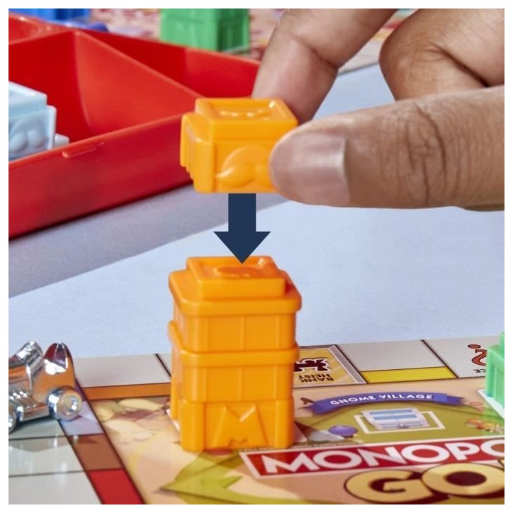 Monopoly GO!, Jeu de société, Jeu de plateau familial, Durée 15 min, Inspiré du jeu mobile, a partir de 8 ans Monopoly GO!, Jeu de société, Jeu de plateau familial, Durée 15 min, Inspiré du jeu mobile, a partir de 8 ans