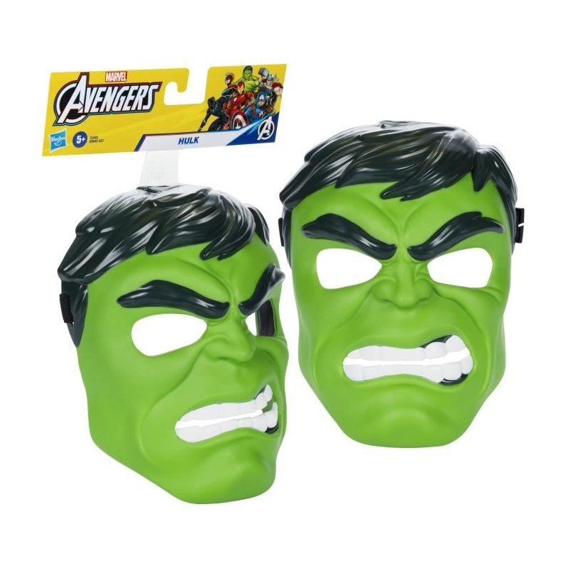 Masque Hulk de déguisement, jouets de super-héros et pieces de colle Masque Hulk de déguisement, jouets de super-héros et pieces de colle