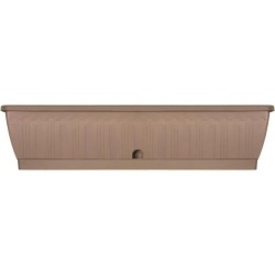 Jardiniere - GARDEN ID Terraflor - Taupe 80 cm - Solidité - Réserve