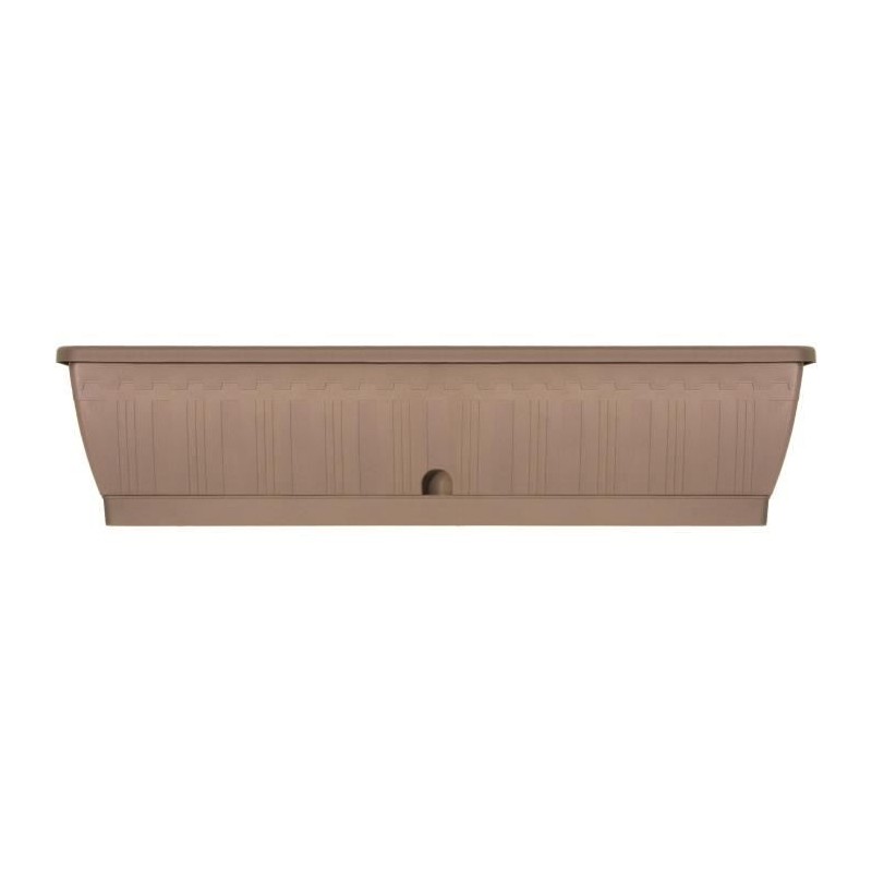 Jardiniere - GARDEN ID Terraflor - Taupe 80 cm - Solidité - Réserve Jardiniere - GARDEN ID Terraflor - Taupe 80 cm - Solidité - Réserve
