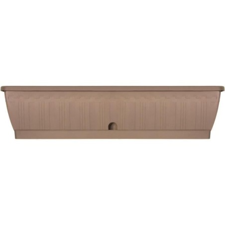 Jardiniere - GARDEN ID Terraflor - Taupe 80 cm - Solidité - Réserve