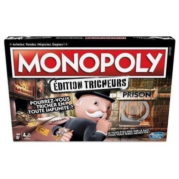 Monopoly Tricheurs, Jeu de societe, Jeu de plateau, Version francaise Monopoly Tricheurs, Jeu de societe, Jeu de plateau, Version francaise