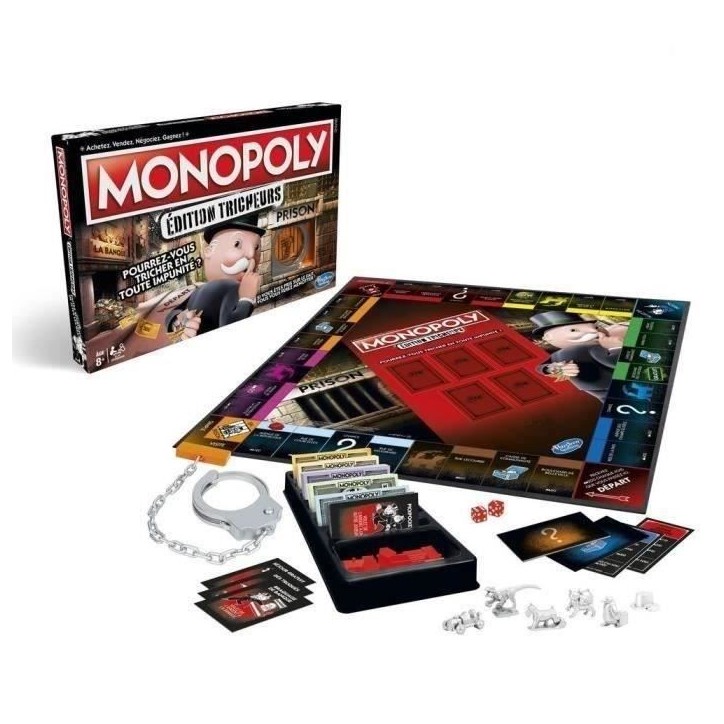 Monopoly Tricheurs, Jeu de societe, Jeu de plateau, Version francaise Monopoly Tricheurs, Jeu de societe, Jeu de plateau, Version francaise