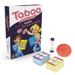 TABOO Enfants contre Parents, Jeu de societe de reflexion, Jeu de plat