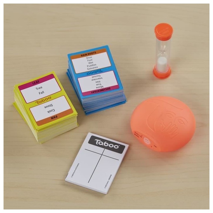 TABOO Enfants contre Parents, Jeu de societe de reflexion, Jeu de plateau pour la famille Version francaise TABOO Enfants contre Parents, Jeu de societe de reflexion, Jeu de plateau pour la famille Version francaise