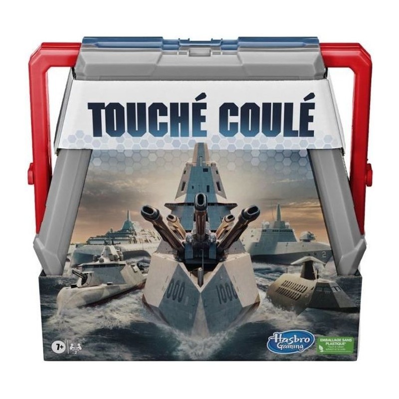 Touché coulé - jeu de société de bataille navale - pour 2 joueurs Touché coulé - jeu de société de bataille navale - pour 2 joueurs