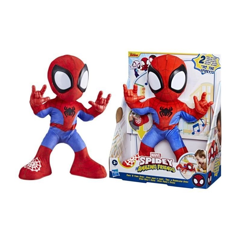 Spidey danse et rampe, peluche interactive avec musique et sons, jouet Spidey danse et rampe, peluche interactive avec musique et sons, jouet