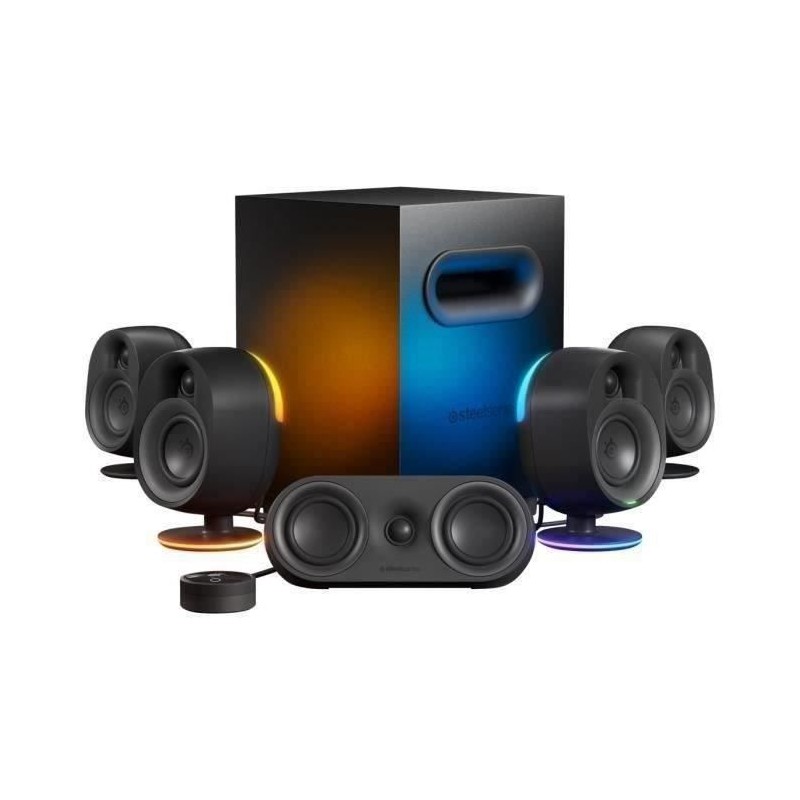 Enceintes d'ordinateur - STEELSERIES - Arena 9 - Son surround 5.1 Enceintes d'ordinateur - STEELSERIES - Arena 9 - Son surround 5.1