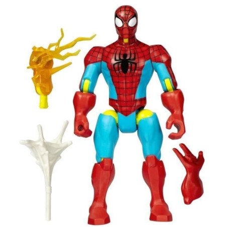 MixMashers SpiderMan, figurine 12 cm personnalisable a mélanger et combiner avec accessoires, Marvel, des 4 ans