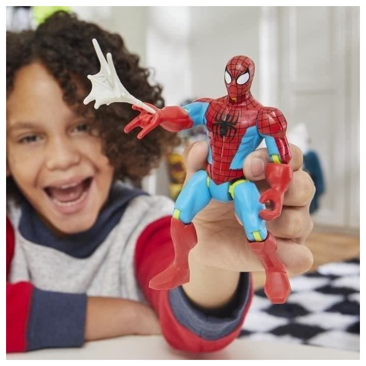 MixMashers SpiderMan, figurine 12 cm personnalisable a mélanger et combiner avec accessoires, Marvel, des 4 ans MixMashers SpiderMan, figurine 12 cm personnalisable a mélanger et combiner avec accessoires, Marvel, des 4 ans