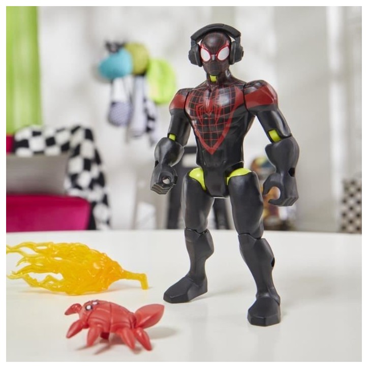 MixMashers Miles Morales, figurine personnalisable a mélanger et combiner avec accessoires, Marvel, Des 4 ans MixMashers Miles Morales, figurine personnalisable a mélanger et combiner avec accessoires, Marvel, Des 4 ans