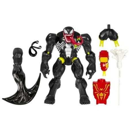 MixMashers Venom Deluxe, figurine 12 cm personnalisable a mélanger et combiner avec accessoires, Marvel, des 4 ans