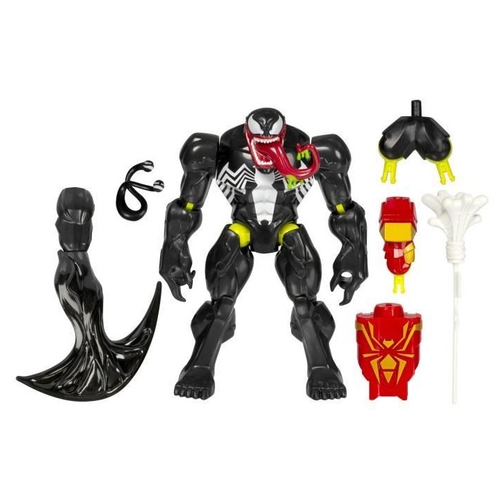 MixMashers Venom Deluxe, figurine 12 cm personnalisable a mélanger et combiner avec accessoires, Marvel, des 4 ans MixMashers Venom Deluxe, figurine 12 cm personnalisable a mélanger et combiner avec accessoires, Marvel, des 4 ans