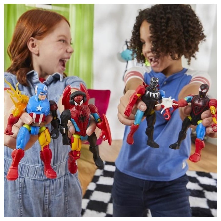 MixMashers Venom Deluxe, figurine 12 cm personnalisable a mélanger et combiner avec accessoires, Marvel, des 4 ans MixMashers Venom Deluxe, figurine 12 cm personnalisable a mélanger et combiner avec accessoires, Marvel, des 4 ans