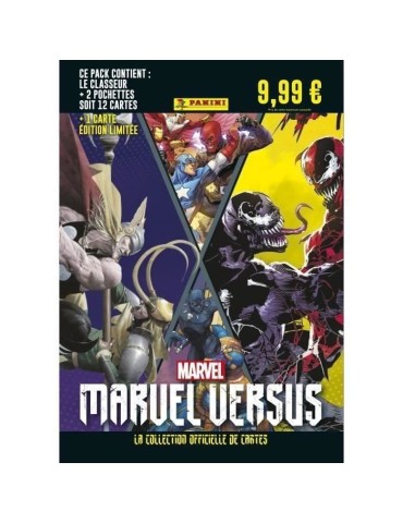 Collection Marvel Versus - Pack de démarrage PANINI - Super-héros contre super-vilains