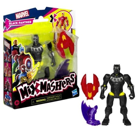 MixMashers Black Panther, figurine 12 cm personnalisable a mélanger e
