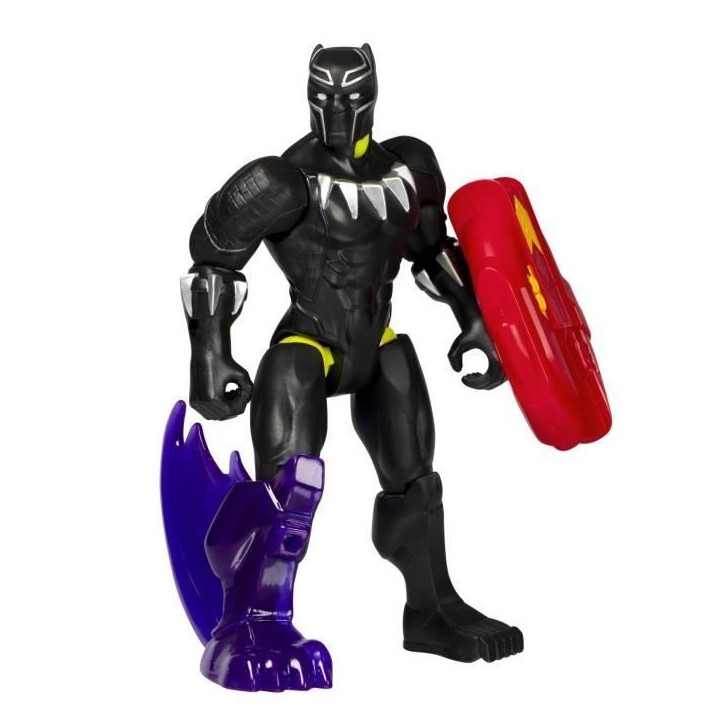 MixMashers Black Panther, figurine 12 cm personnalisable a mélanger et combiner avec accessoires, Marvel, des 4 ans MixMashers Black Panther, figurine 12 cm personnalisable a mélanger et combiner avec accessoires, Marvel, des 4 ans