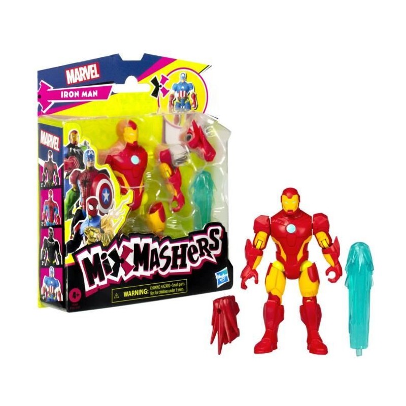 MixMashers Iron Man, figurine 12 cm personnalisable a mélanger et com MixMashers Iron Man, figurine 12 cm personnalisable a mélanger et com