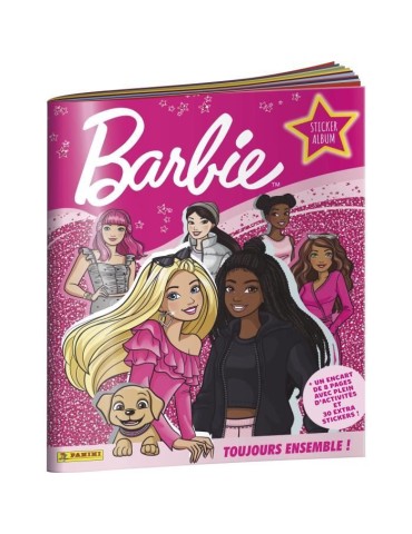 Album de stickers Barbie Toujours Ensemble ! - Panini - 176 stickers base, brillants et pailletés