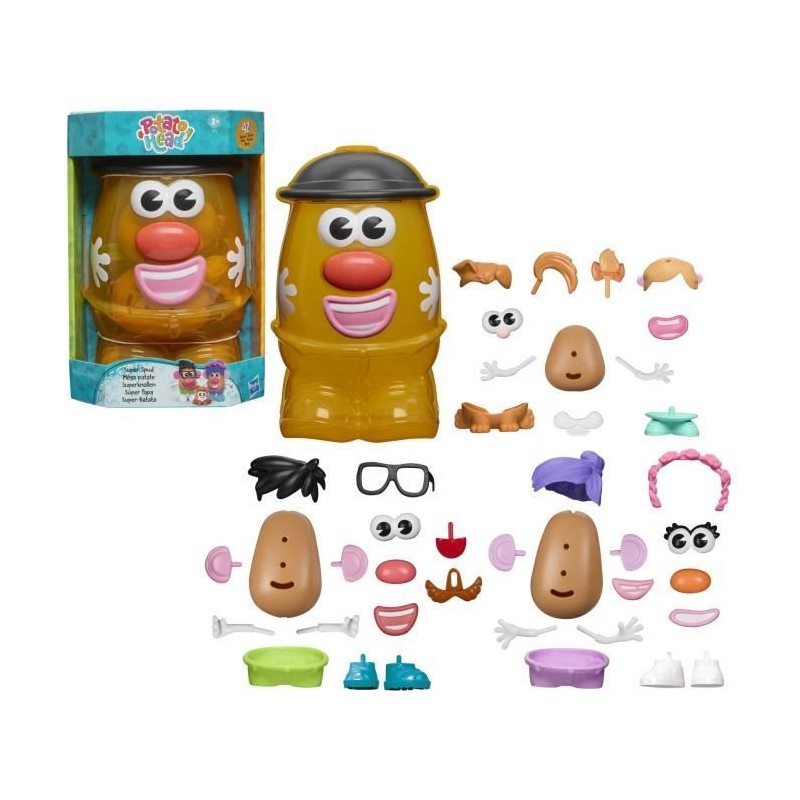 Potato Head Méga patate coffret avec 42 pieces dont une boîte de ra