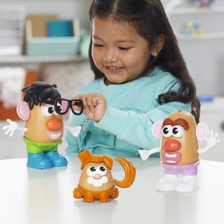 Potato Head Méga patate coffret avec 42 pieces dont une boîte de rangement, jouets préscolaires créatifs pour enfants, des