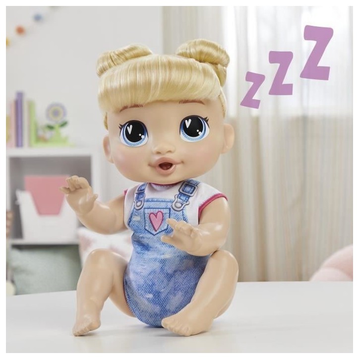 Baby Alive, Harper Hugs Marche a 4 pattes, poupée électronique de 27 cm marchant a 4 pattes, cheveux blonds, a partir de 3 Baby Alive, Harper Hugs Marche a 4 pattes, poupée électronique de 27 cm marchant a 4 pattes, cheveux blonds, a partir de 3