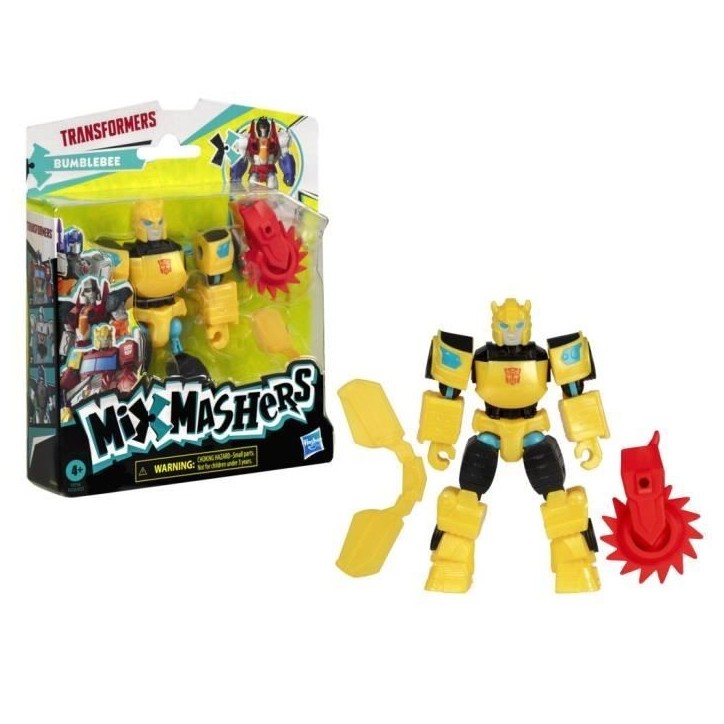 MixMashers Bumblebee, figurine personnalisable a mélanger et combiner avec accessoires, Transformers, Des 4 ans MixMashers Bumblebee, figurine personnalisable a mélanger et combiner avec accessoires, Transformers, Des 4 ans