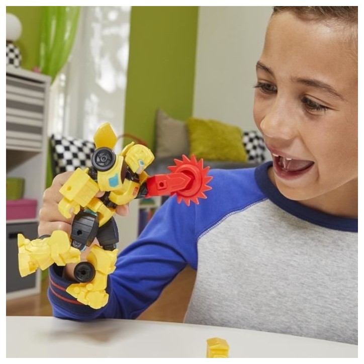 MixMashers Bumblebee, figurine personnalisable a mélanger et combiner avec accessoires, Transformers, Des 4 ans MixMashers Bumblebee, figurine personnalisable a mélanger et combiner avec accessoires, Transformers, Des 4 ans