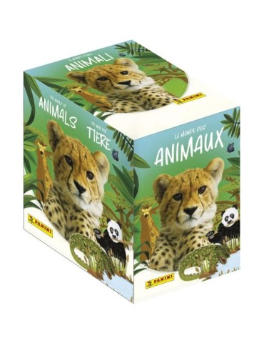 ANIMAUX - PANINI - Boite de 36 pochettes - 180 stickers a collectionner