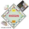 Monopoly classique, jeu de société de plateau, avec boîte de rangem