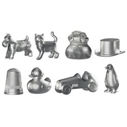 Monopoly classique, jeu de société de plateau, avec boîte de rangem