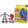 Play-Doh Captain America, coffret Bouclier tamponneur avec figurine fl