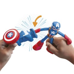 Play-Doh Captain America, coffret Bouclier tamponneur avec figurine fl