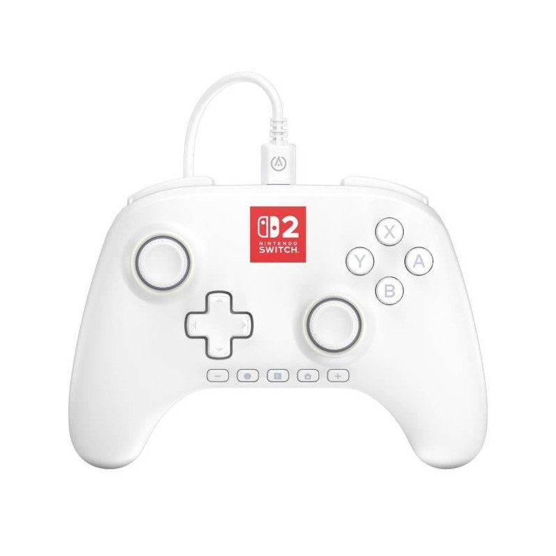 Manette de jeu - Nintendo Switch 2 - Lumectra - Filaire - Blanc - Powe Manette de jeu - Nintendo Switch 2 - Lumectra - Filaire - Blanc - Powe