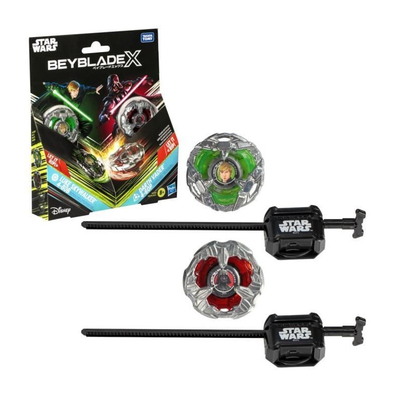 Beyblade X Multipack Toupie Luke Skywalker 4-80B vs. Darth Vader 4-60B Beyblade X Multipack Toupie Luke Skywalker 4-80B vs. Darth Vader 4-60B