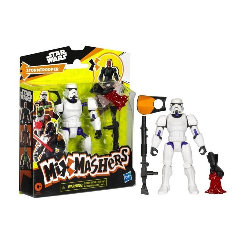 MixMashers Stormtrooper, figurine 12 cm personnalisable a mélanger et MixMashers Stormtrooper, figurine 12 cm personnalisable a mélanger et