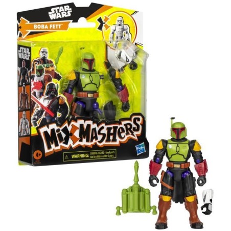 MixMashers Boba Fett, figurine 12 cm personnalisable a mélanger et co