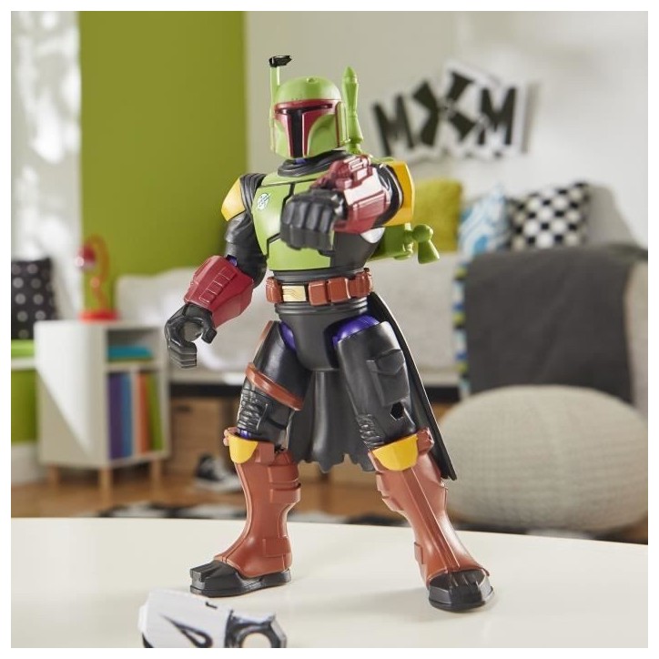 MixMashers Boba Fett, figurine 12 cm personnalisable a mélanger et combiner avec accessoires, Star Wars, des 4 ans MixMashers Boba Fett, figurine 12 cm personnalisable a mélanger et combiner avec accessoires, Star Wars, des 4 ans