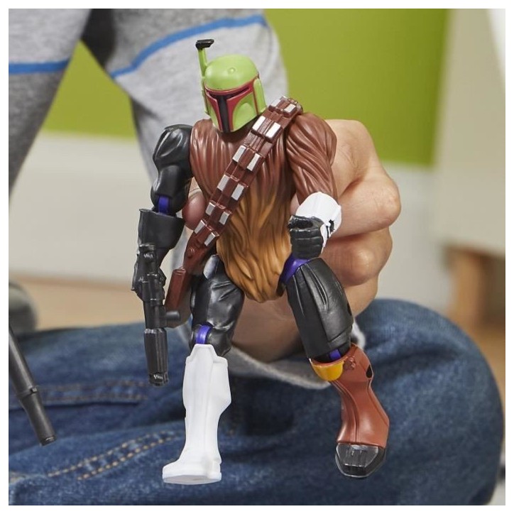 MixMashers Boba Fett, figurine 12 cm personnalisable a mélanger et combiner avec accessoires, Star Wars, des 4 ans MixMashers Boba Fett, figurine 12 cm personnalisable a mélanger et combiner avec accessoires, Star Wars, des 4 ans