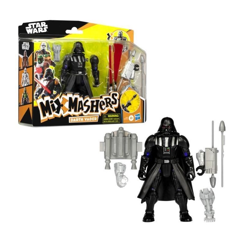 MixMashers Dark Vador, figurine 12 cm deluxe personnalisable a mélang MixMashers Dark Vador, figurine 12 cm deluxe personnalisable a mélang