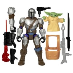 MixMashers Mandalorien et Grogu, figurine deluxe personnalisable a mé