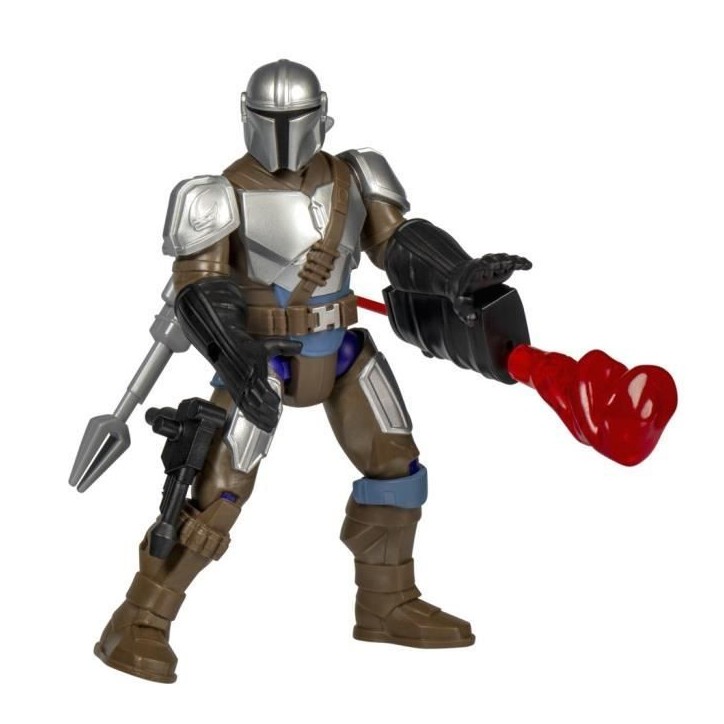 MixMashers Mandalorien et Grogu, figurine deluxe personnalisable a mélanger et combiner avec accessoires, Star Wars, Des 4 ans MixMashers Mandalorien et Grogu, figurine deluxe personnalisable a mélanger et combiner avec accessoires, Star Wars, Des 4 ans