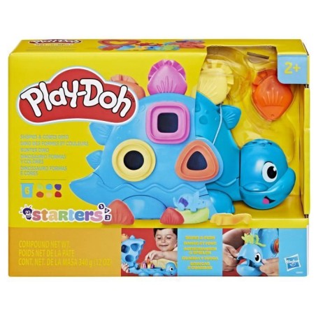 Play-Doh Starters Dino des formes et couleurs, loisirs créatifs de p
