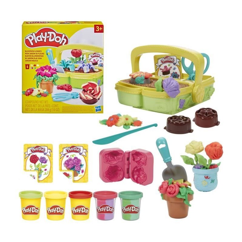 Play-Doh Mon jardin de fleurs, coffret de pâte a modeler inspiré du Play-Doh Mon jardin de fleurs, coffret de pâte a modeler inspiré du