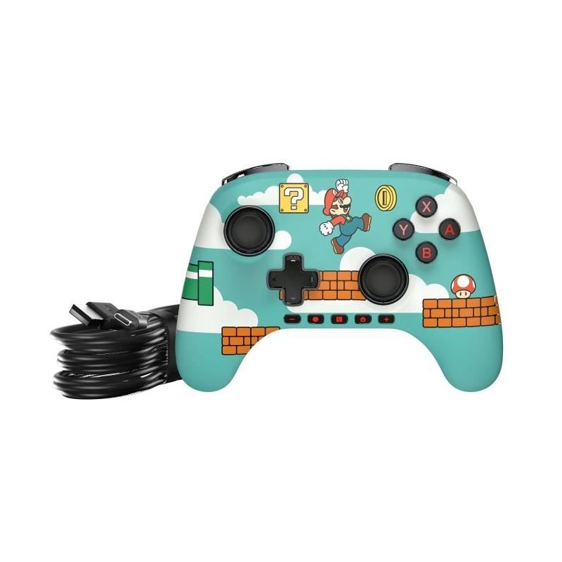 Manette de jeu - Nintendo Switch 2 - Mario Time - Filaire - Power A Manette de jeu - Nintendo Switch 2 - Mario Time - Filaire - Power A