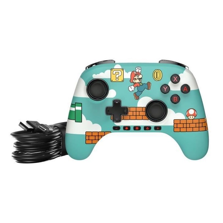 Manette de jeu - Nintendo Switch 2 - Mario Time - Filaire - Power A Manette de jeu - Nintendo Switch 2 - Mario Time - Filaire - Power A
