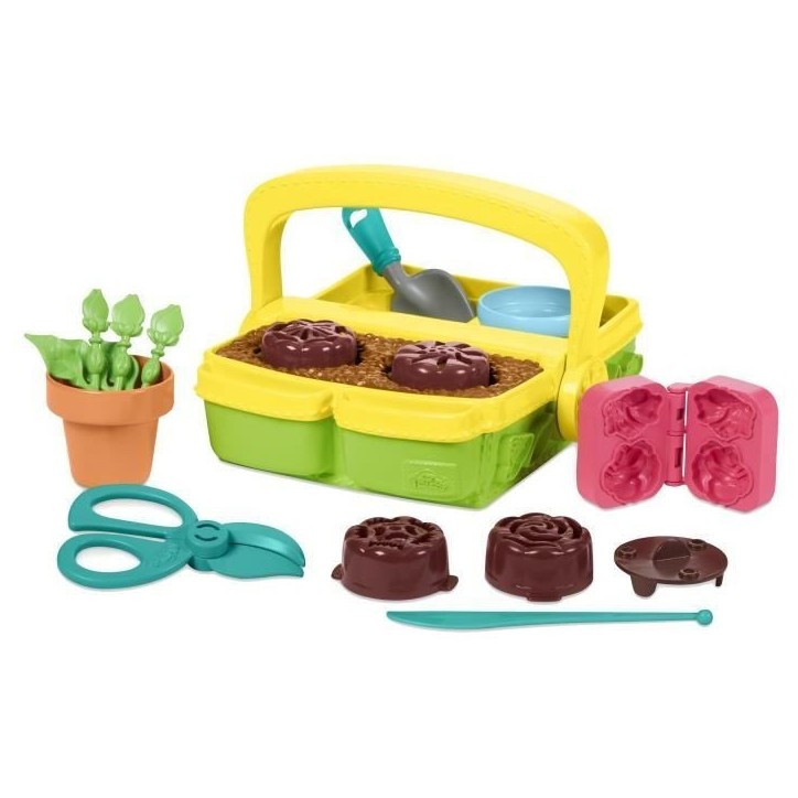 Play-Doh Mon jardin de fleurs, coffret de pâte a modeler inspiré du jardinage et de la nature, loisirs créatifs pour enfants, Play-Doh Mon jardin de fleurs, coffret de pâte a modeler inspiré du jardinage et de la nature, loisirs créatifs pour enfants,
